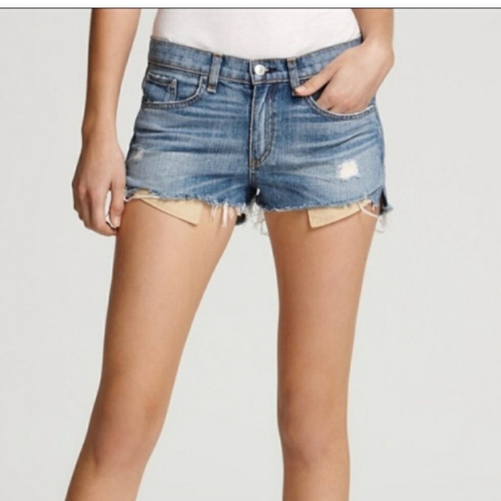 RAG & BONE The Mila Denim Shorts *moss*